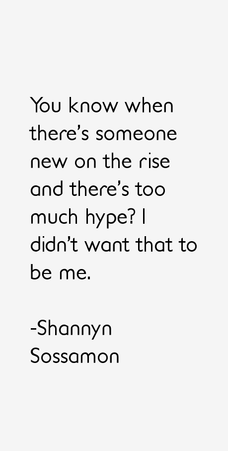 Shannyn Sossamon Quotes