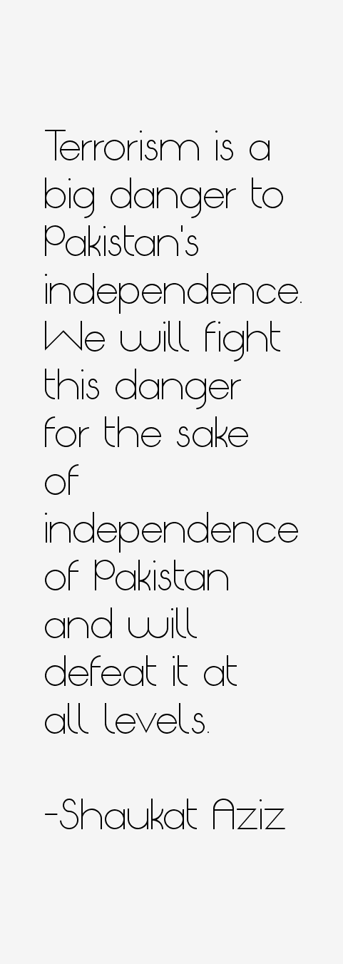 Shaukat Aziz Quotes