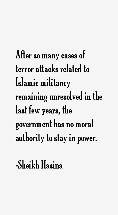 Sheikh Hasina Quotes