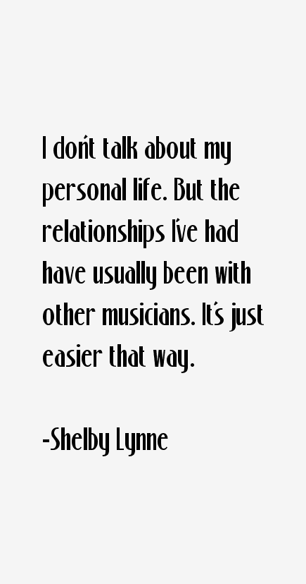 Shelby Lynne Quotes