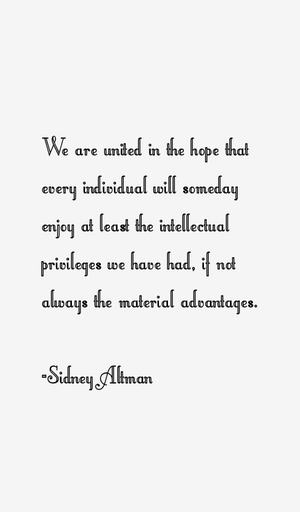 Sidney Altman Quotes
