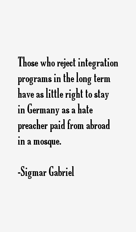 Sigmar Gabriel Quotes