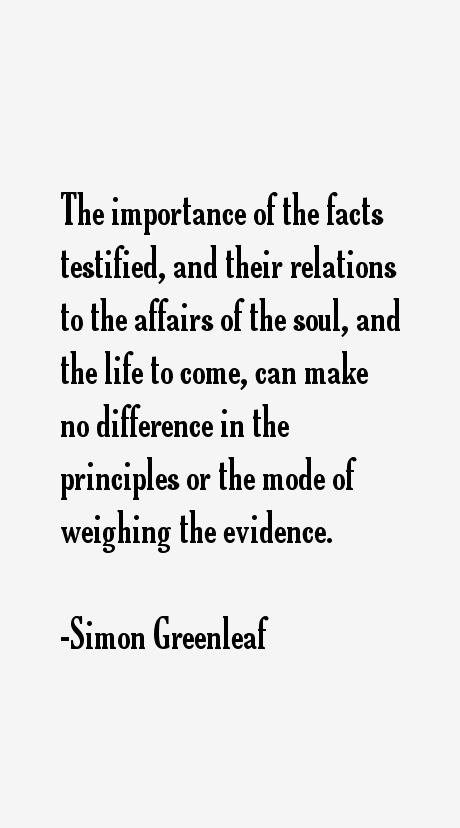 Simon Greenleaf Quotes