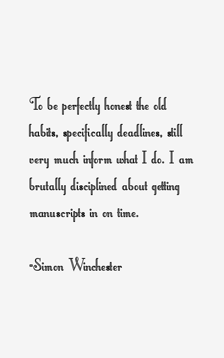 Simon Winchester Quotes