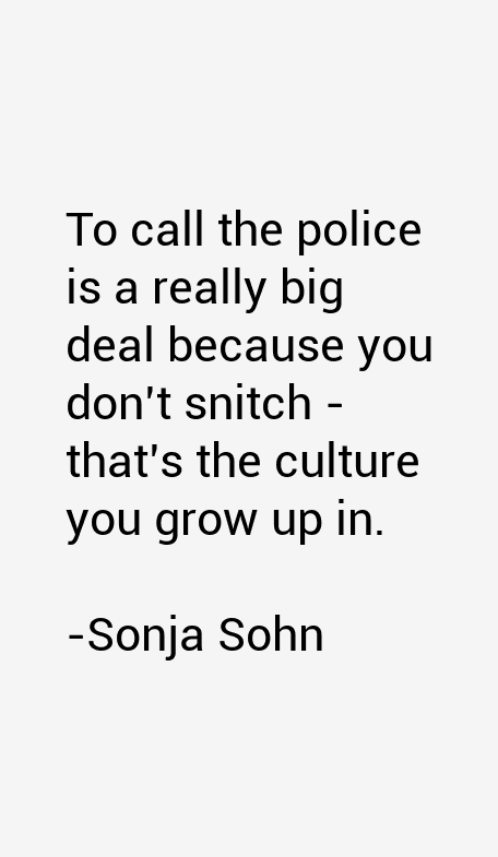 Sonja Sohn Quotes