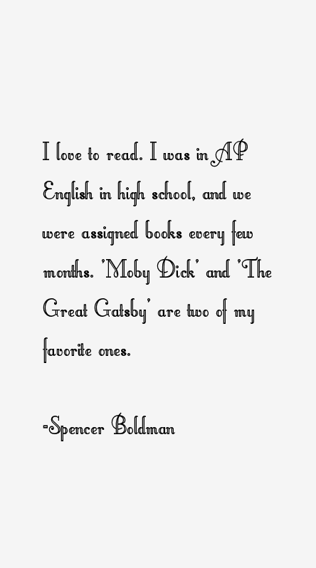 Spencer Boldman Quotes