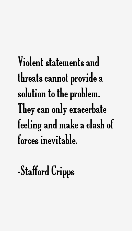 Stafford Cripps Quotes