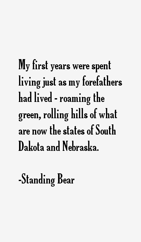 Standing Bear Quotes