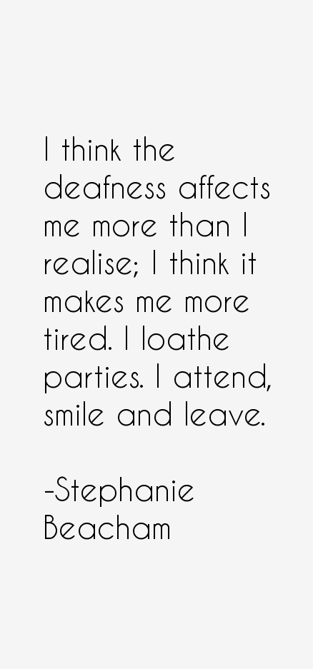 Stephanie Beacham Quotes