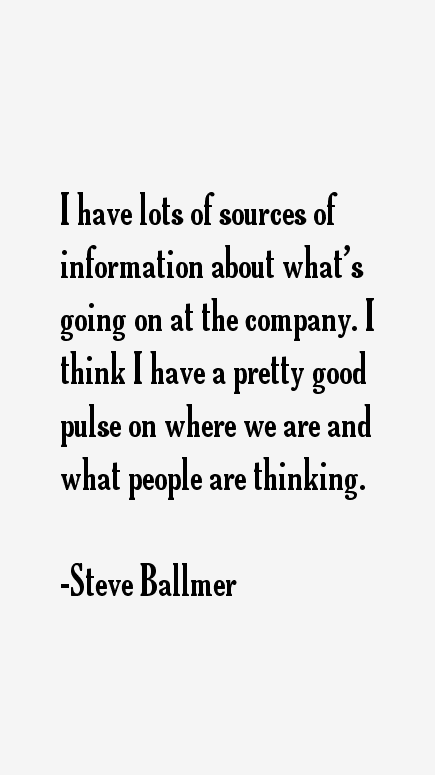 Steve Ballmer Quotes