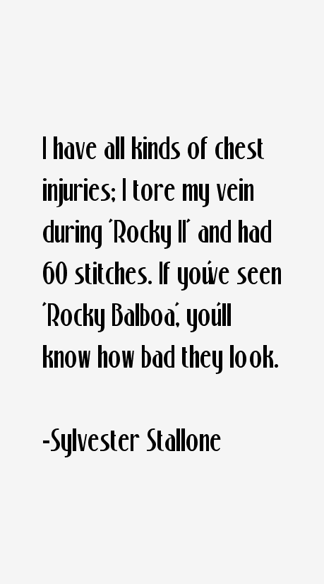 Sylvester Stallone Quotes