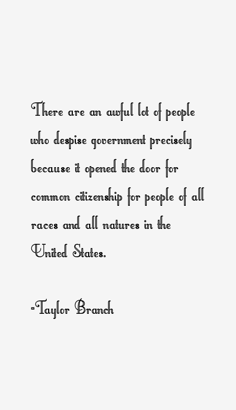 Taylor Branch Quotes