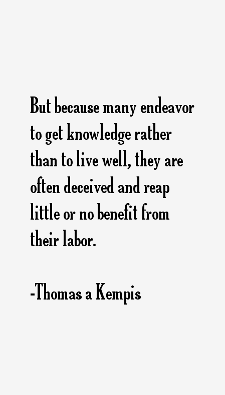 Thomas a Kempis Quotes