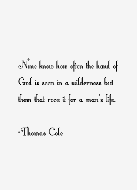 Thomas Cole Quotes