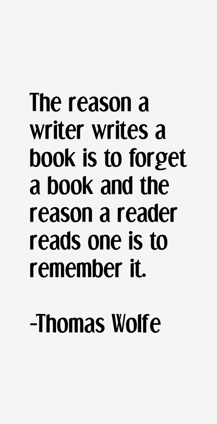 Thomas Wolfe Quotes