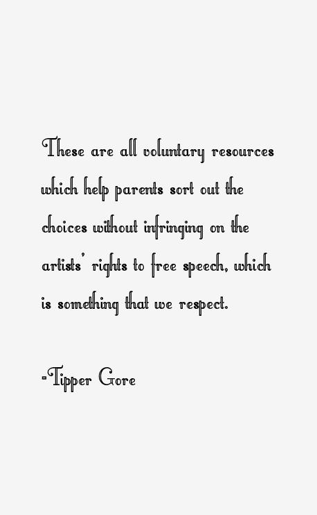 Tipper Gore Quotes