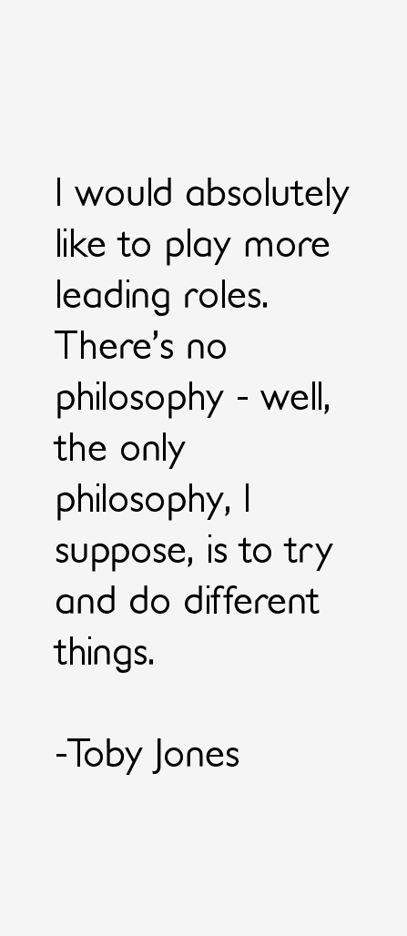 Toby Jones Quotes