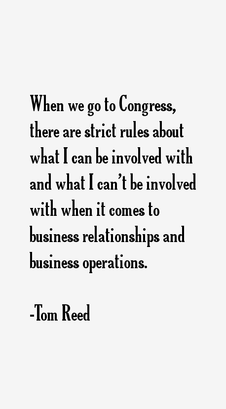 Tom Reed Quotes