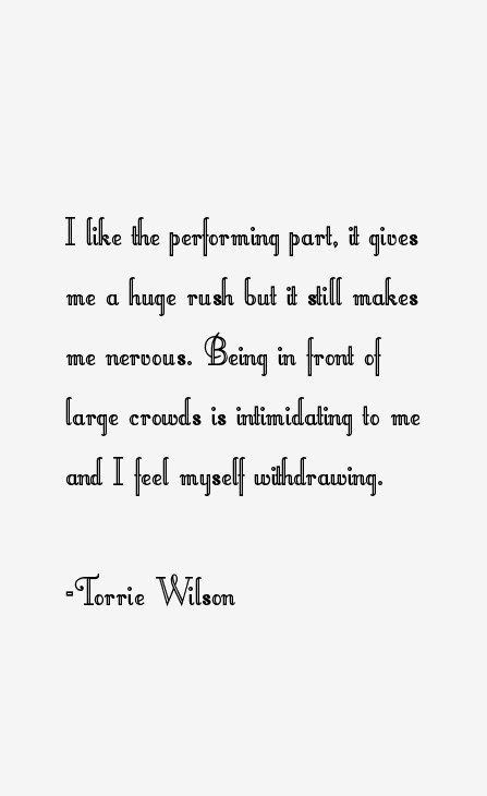 Torrie Wilson Quotes