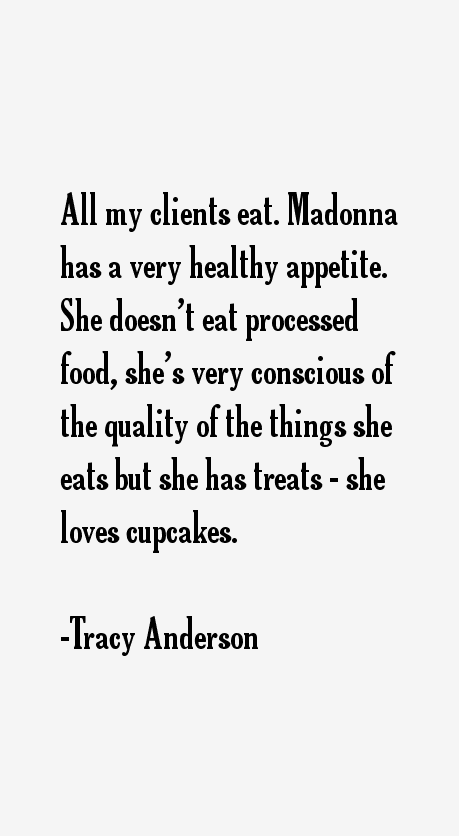Tracy Anderson Quotes