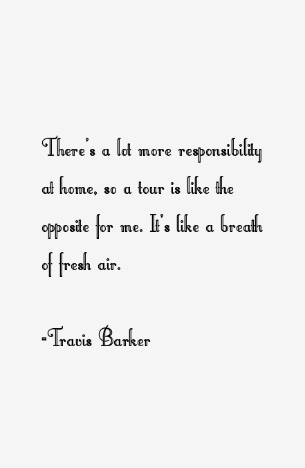 Travis Barker Quotes