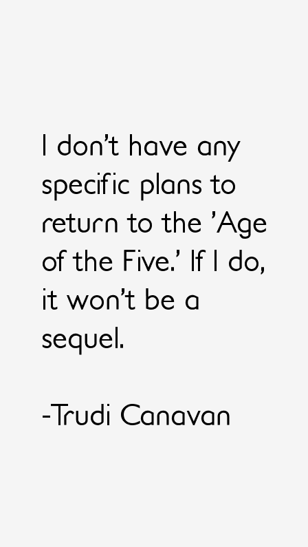 Trudi Canavan Quotes