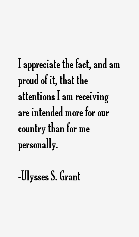 Ulysses S. Grant Quotes