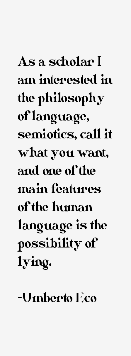Umberto Eco Quotes