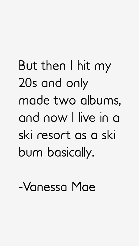 Vanessa Mae Quotes