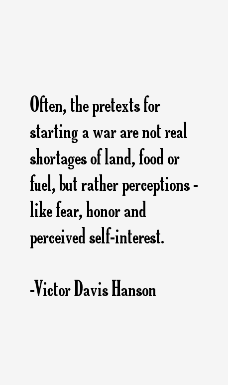 Victor Davis Hanson Quotes