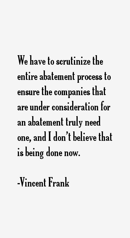 Vincent Frank Quotes