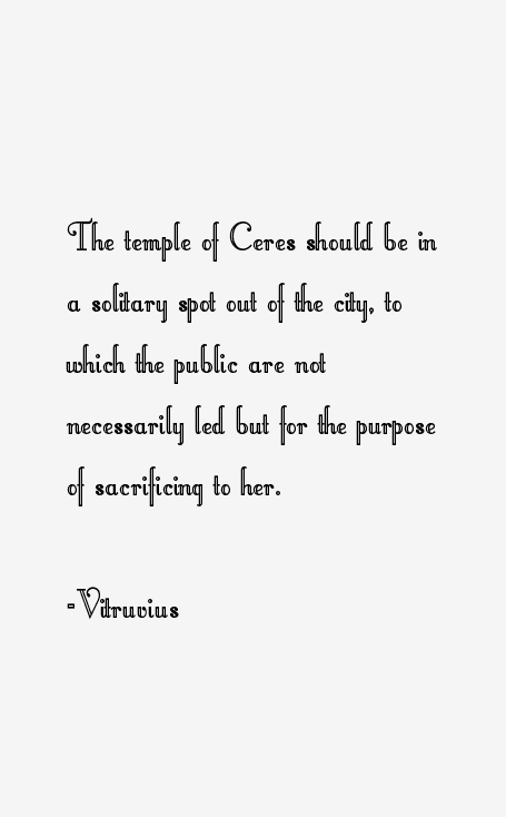 Vitruvius Quotes