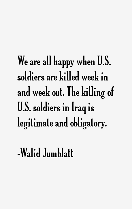Walid Jumblatt Quotes