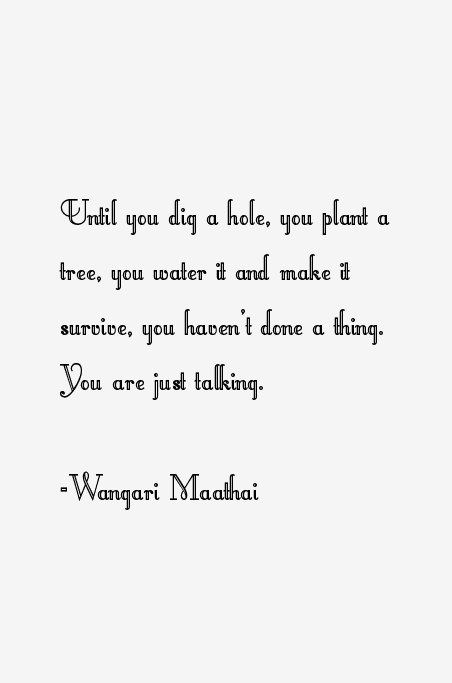 Wangari Maathai Quotes