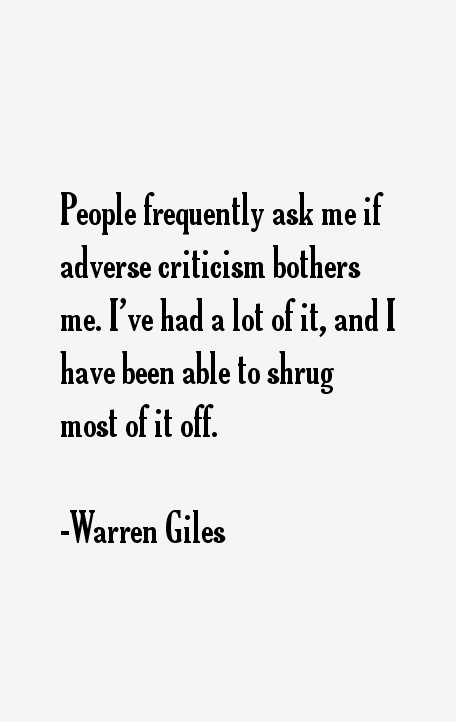 Warren Giles Quotes