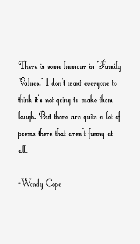 Wendy Cope Quotes