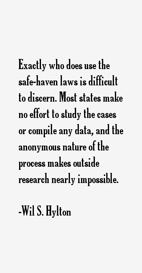 Wil S. Hylton Quotes