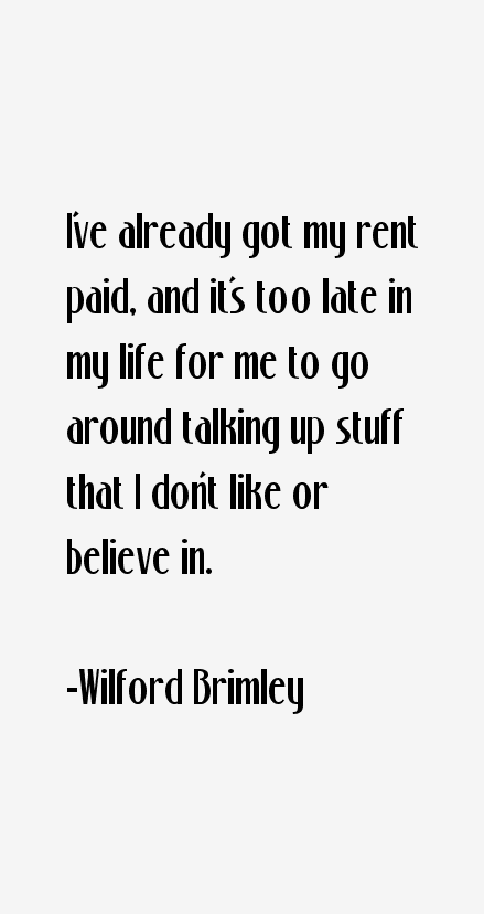 Wilford Brimley Quotes