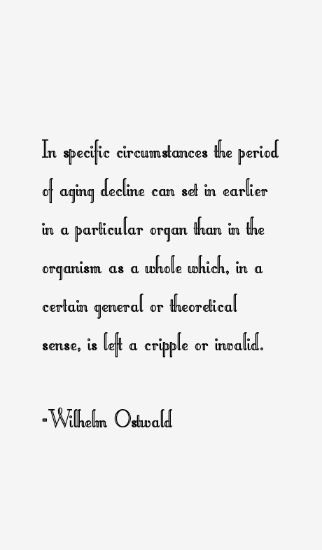 Wilhelm Ostwald Quotes