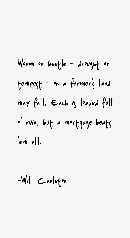 Will Carleton Quotes