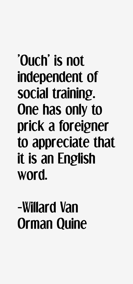 Willard Van Orman Quine Quotes