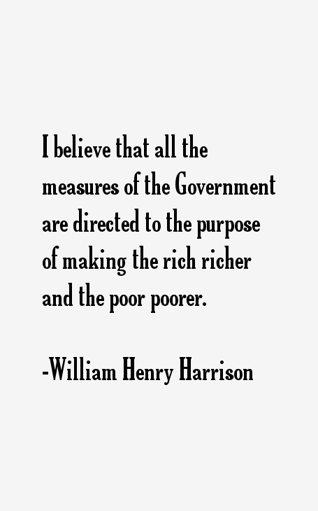 William Henry Harrison Quotes