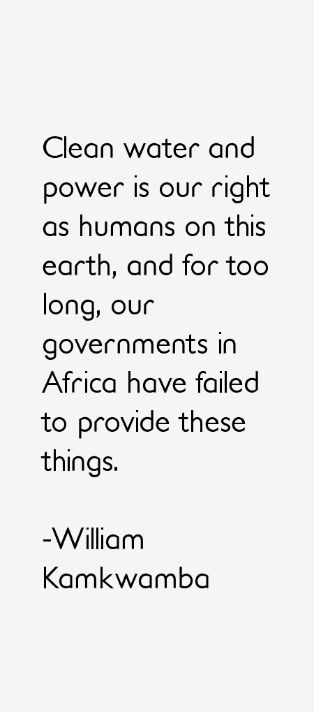 William Kamkwamba Quotes