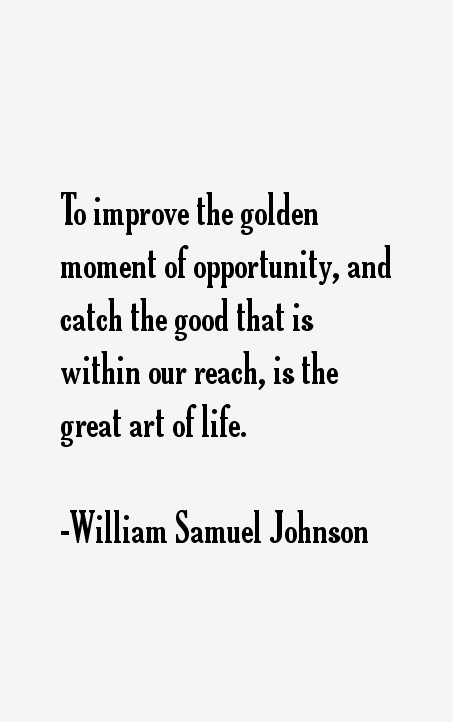 William Samuel Johnson Quotes