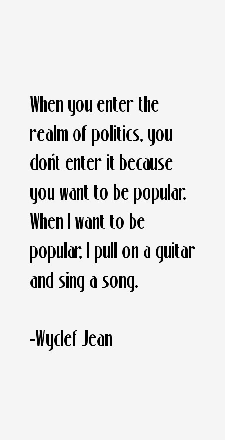 Wyclef Jean Quotes