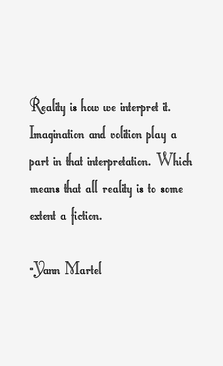Yann Martel Quotes