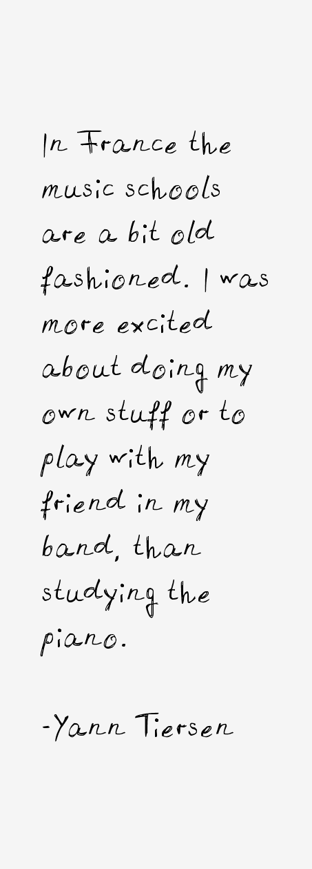 Yann Tiersen Quotes