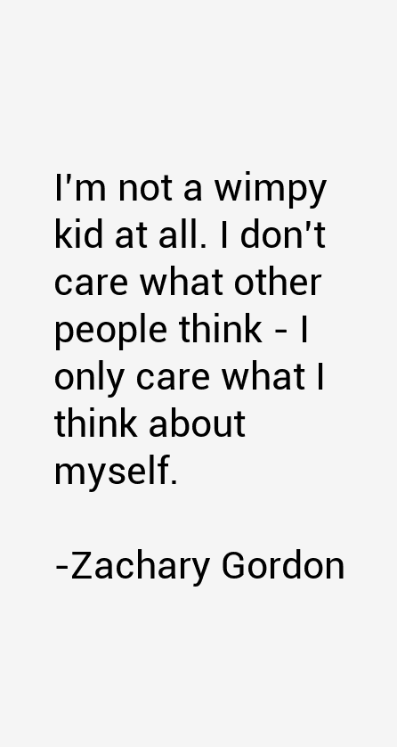 Zachary Gordon Quotes