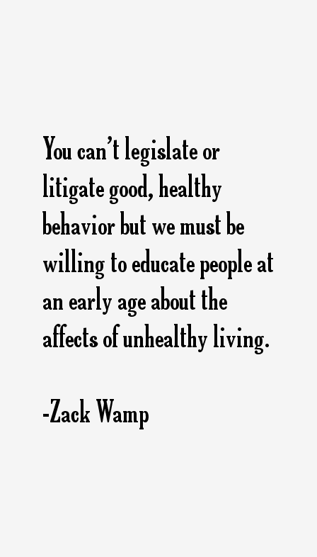 Zack Wamp Quotes