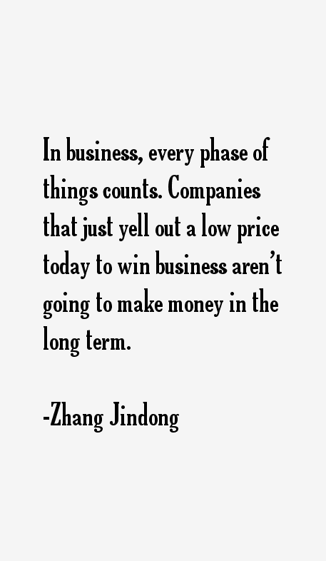 Zhang Jindong Quotes